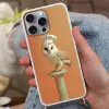 Kerkuil - Koksmuts - Oranje - Vogel Hoesje iPhone 16 Pro Max met koord klein -sfeer3