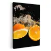 Citrus Splash KitchenYeah - Keuken - Canvas klein -3d