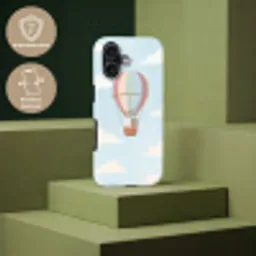 Luchtballon - Beren - Pastel Toughcase MagSafe Apple iPhone 17 klein -USP_PrintM_NL