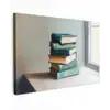 Stapel - Boeken - Groen - Daglicht Tuinposter op houten frame 2 cm dik klein -3d