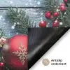 Kerstomlijsting - Sneeuw - Meerkleurig Deurmat klein -antislip_NL