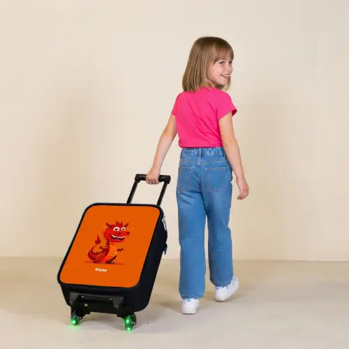 Horacio hotshot Kinderkoffer - Zwart klein -sfeer1