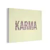 Karma - Luipaardprint - Geel PET vilt klein -3d