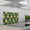 Patroon - Tropisch - Ananas - Illustratie keuken achterwand spatscherm klein 900 -3d_schuin