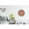 Geniet - Spreuken -Quotes Wandcirkel aluminium klein -kinderkamer