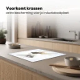 Goudvissen - Modern - Wit Inductie beschermer vinyl 3mm middel -sfeer1