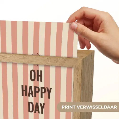 Quote - Zomer - Strepen Light Box met kabel (Wandlamp) klein -USP_websiteprintNL