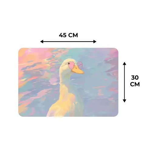 Eend - Zonnebril - Water Placemat vinyl groot -specs