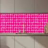 Stippen - Patroon - Roze keuken achterwand 2 middel 871 zz_3dshopping