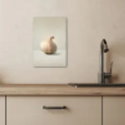 Knoflook - Natuurlijk - Beige KitchenYeah - Keuken - Canvas klein -sfeer2
