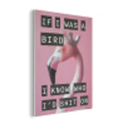 Flamingo - Roze - Vogel - Decoratie PET vilt klein -3d
