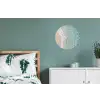 Kust - Zand - Blauw Wandcirkel aluminium klein -slaapkamer