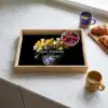 Quotes - Bloem - Tulp - Geel Dienblad Rechthoek middel -sfeer2