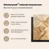 Verschillende Houtnerven in Visgraatpatroon Inductie beschermer vinyl 3mm middel -zzzzzzusp-haakje_NL