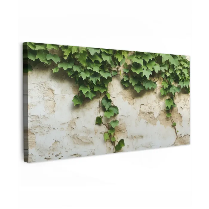 Klimop - Muur - Groen Tuinposter op houten frame 2 cm dik xxl -3d