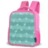Zee - Dieren - Blauwe krab - Blauw Kinderrugzak - Roze middel 863 -schuin
