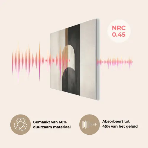 Geometrische - Vormen - Wit PET vilt klein -USP_NL