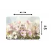 Quote - Bloemen - Schilderachtig Placemat vinyl groot -specs