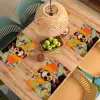 Vrouw - Bril - Strik - Retro Placemat vinyl groot -zzsfeer5_Kitchenyeah-website