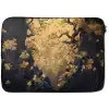 Bloemen - Takken - Goud - Sierlijk laptophoes neopreen klein -zkaufland3dotto