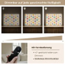 Bloemen - Hartjes - Kleurrijk Light Box met batterij (Wandlamp) middel 907 -USP_dimbaarDE