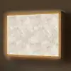 Lichtbeige - Goudbruine Nerven - Marmer Light Box met batterij (Wandlamp) middel 907 -z3d_website