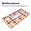 Modern - Patroon - Kleurrijk Muismat XXL klein 681 -sfeer4