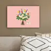 Bloemen - Lint - Kaartje canvas 2cm klein -sfeer3