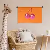 Discoballen - Kers - Spiegels - Roze Wandkleed katoen klein -wsfeer5_kind