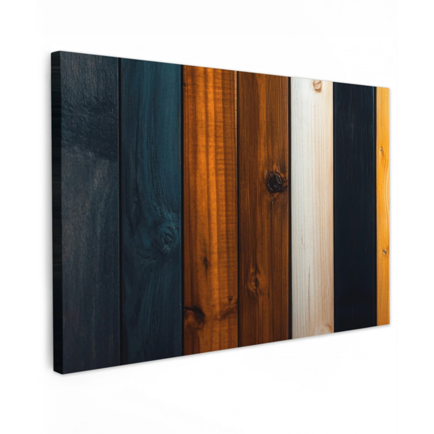 Hout - Planken - Donker - Warm canvas 2cm klein -z3d