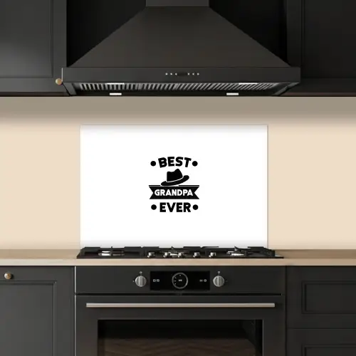 Opa - Quotes - Best grandpa ever - Spreuken keuken achterwand spatscherm klein -sfeer1