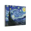 De sterrennacht - Vincent van Gogh aluminium wit klein -3d