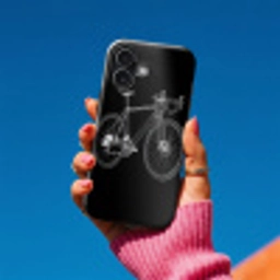 Lijnen - Illustratie - Wit Toughcase MagSafe Apple iPhone 17 klein -Sfeer1V