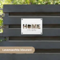 Home - Lettercollage tuinposter los doek klein -sfeer3