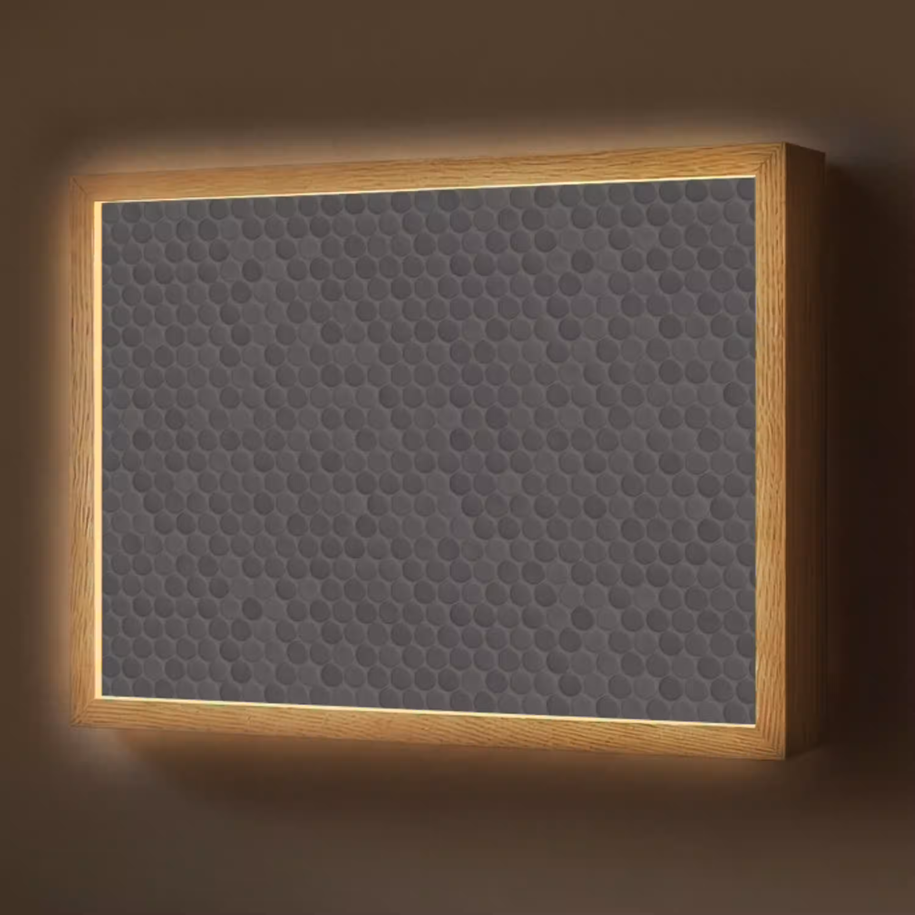 Penny - Mozaïek - Donkergrijs Light Box met batterij (Wandlamp) middel 907 -z3d_website