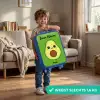 Kawai - Avocado - Groen Kinderkoffer - Blauw klein -sfeer2_NL