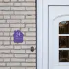 Donkerpaars - Klassiek Naambord Huisje klein -sfeer1