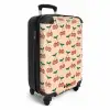 Retro disco kersen patroon kleurrijk NBS - Handbagage koffer - Kinderen Unisex middel -productfoto_3d