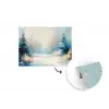Bos - Winter - Natuur - Abstract - Sneeuw fotobehang vinyl groot -3d