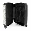 Valentijn verspreide hartjes patroon zwart NBS - Handbagage koffer - Kinderen Unisex middel -binnenkant