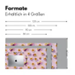 Passievrucht - Tropisch - Paars Muismat XXL klein 681 -ysfeer5_duits
