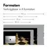 Schaakstuk - Koning - Schaakbord - Geblokt Muismat XXL klein -sfeer5