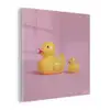 Eendjes - Vrolijk - Roze plexiglas 5mm klein -z3d