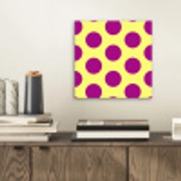 Dots - Klassiek - Geel aluminium wit klein 46 -sfeer1