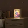 Eenhoorn - Roze - Kleurrijk - Sprookjesbos Light Box met kabel (Kinderlampje) klein -sfeer1_kind