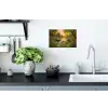 Eenden - Vijver - Bloemen Muursticker klein -keuken