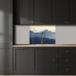 Landschap - Bergen - Groen - Natuur keuken achterwand 2 middel -sfeer1