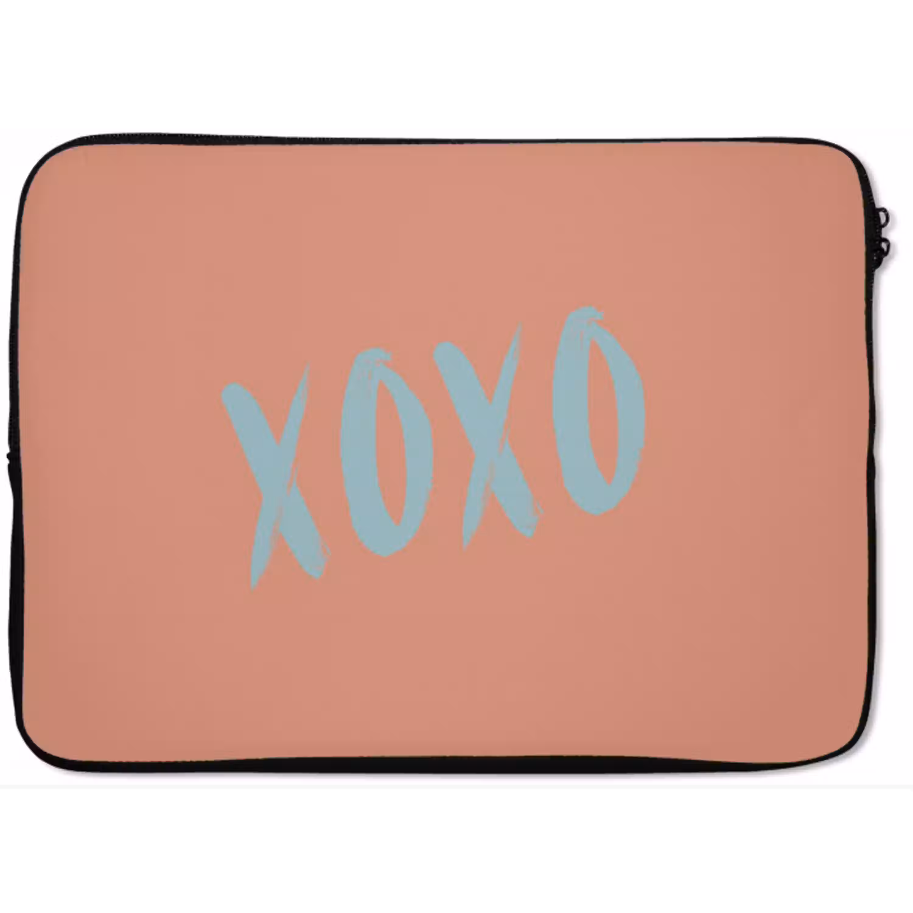 XOXO - Blauw - Perzikkleur laptophoes neopreen klein -zkaufland3dotto