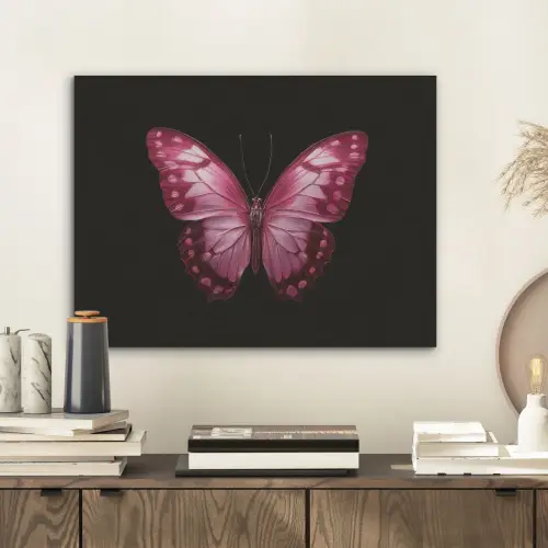 Vlinder - Fuchsia - Grafisch PET vilt klein -sfeer1