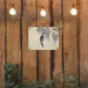 Specht - Bloemen - Paars tuinposter los doek klein -sfeer1